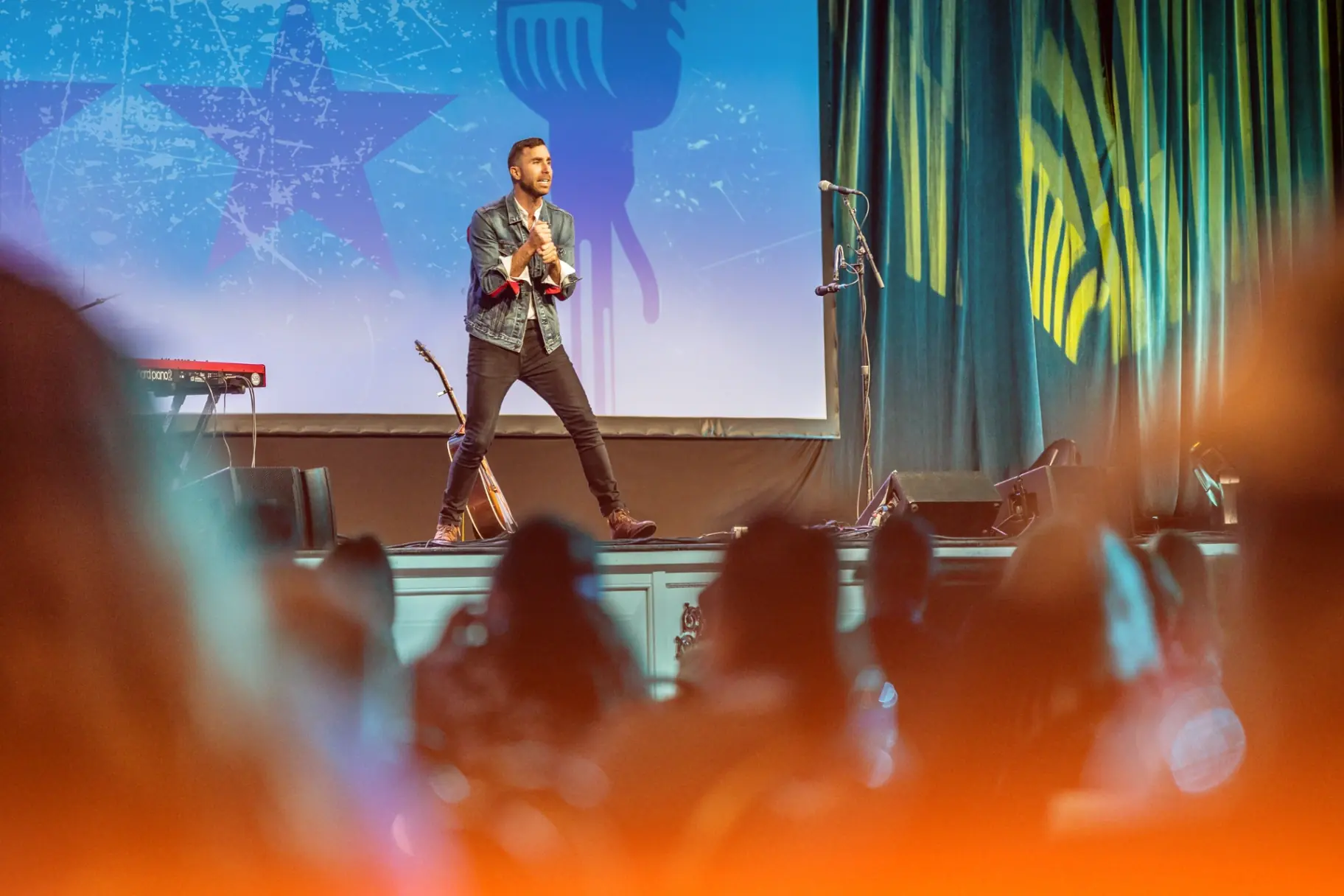 Peter Katz on stage