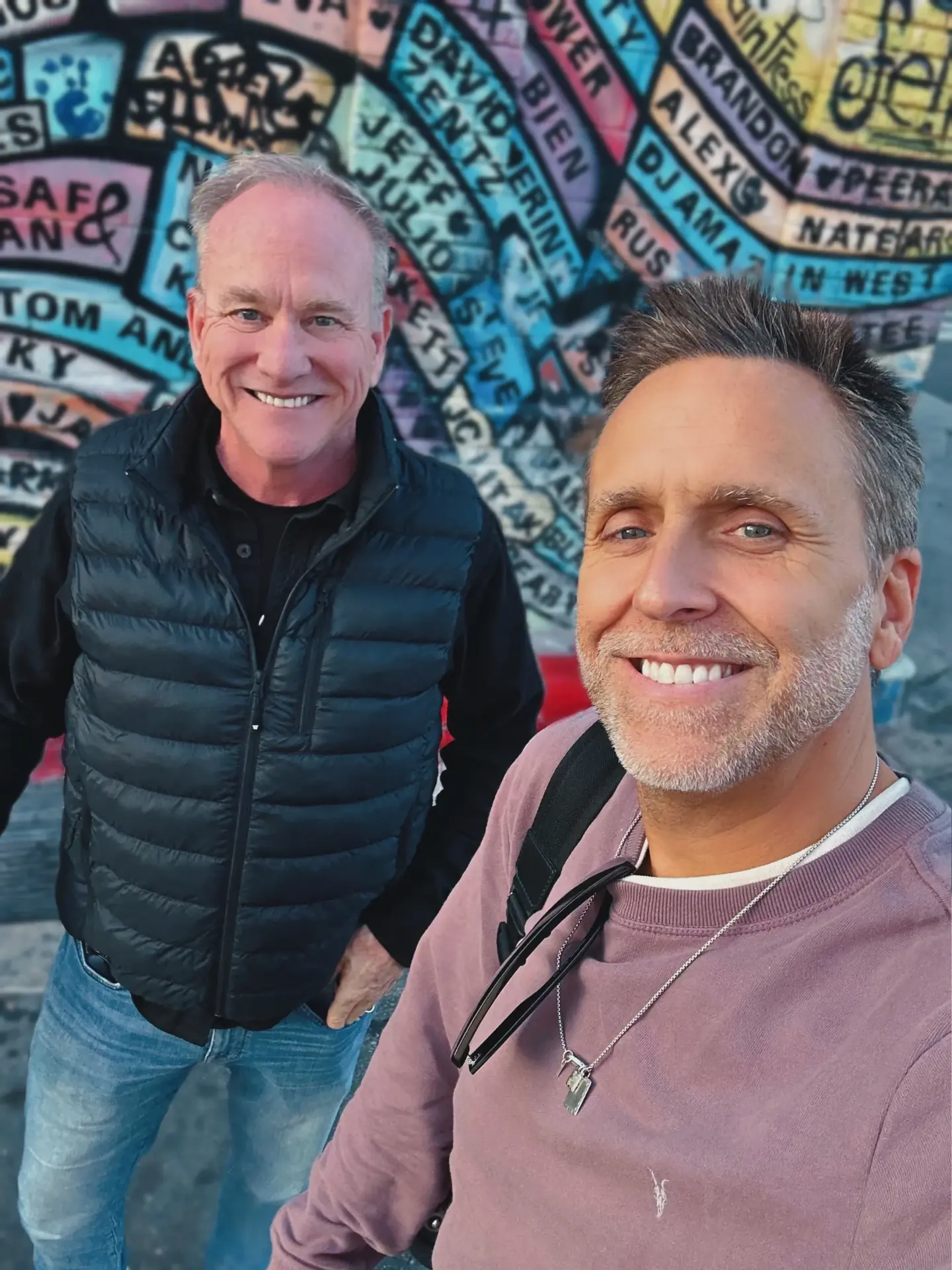Wes Geer and David Carter, BandJAM co-founders together